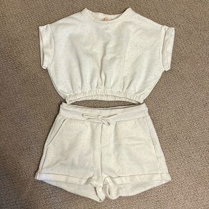 Beach Riot Cream Speckled Set